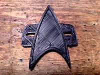 StarTrek Voyager Comm Badge by Fido