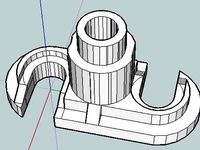 Bowden Cable Holder for RepRap by Erik