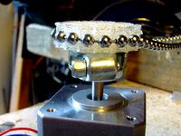 Bead belt gear, clamping by vik