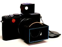 Lenshood for Leica D-lux4 and panasonic LX3 by Bophoto