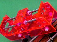 Fluorescent MakerBot XY Platform by MakerGear