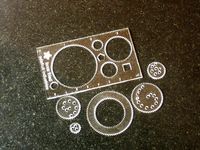 hypotrochoid business card (spirograph style) by adafruit