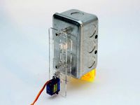 Servo Controlled Switch by oomlout