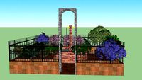 Atrio o jardín pequeño