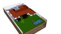 Casa con piscina en Chicureo