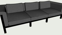 Bulo 3 seat sofa
