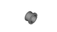 Threaded bush with ring