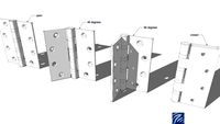 Stanley Heavy Duty FBB Full Mortise 5x4.5 Hinges