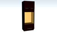 Oven Cabinet - Double with 3in Stiles