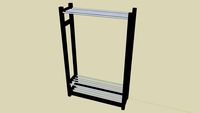Tjusig Clothes/shoe rack