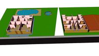 2 storse multifamilial house