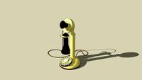 Brass Candlestick Telephone