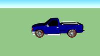 blue Chevy Stepside