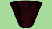 Crescent Garden - Brunello Rolled-Rim Planter 27'