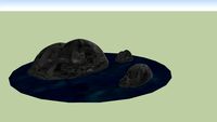 Rock for water features