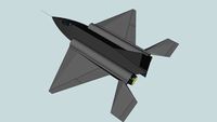 assult fighter plane GLIDER X
