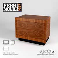 Ferri Mobili 1957 Ahrpa Night Stand art. 2201