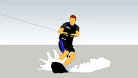 2D FaceMe Wakeboarder