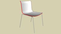 arper catifa 46 two-tone polypropylene