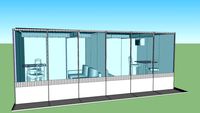 CAMAROTE 3x6 com frente vidro