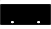 Wall Refrigerator Top Hinge 12Hx24D