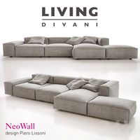 Living Divani - NeoWall Sofa Composition I