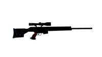 German HK PSG-1 7.62x51mm sniper rifle w Schmidt