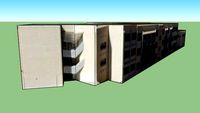 Building in Nikaia, Greece