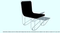 CHAIR SIDE DARK BROWN BY JOHN A WEICK RA & AP LEEd