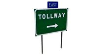 IL Tollway - Tollway Sign East Right Arrow