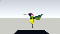 Colibri bird 3D