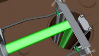 Sci fi laser mine