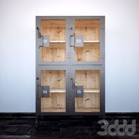 ИНДУСТРИАЛЬНЫЙ ШКАФ НА КОЛЁСАХ ironloft