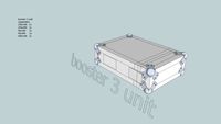 booster 3 unit flightcase