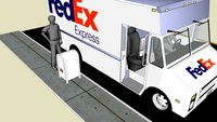 Mail pickup scene