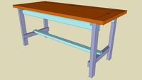 Work Bench 66' x 28'