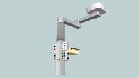 Medical Tray Boom -Draeger Forta