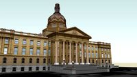 The Alberta Provincial Legislature Building