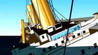 HMHS Britannic's Final Moments: Tilting