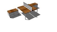 SAGSA.MILANO RANGE 'SN' -2 PDL- 1600x800 + PANEL QQ + PEDESTAL 1000x600