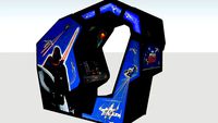 Star Wars arcade game cockpit Style B