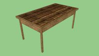 Mesa de jantar de madeira - Design by Loraine