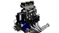 572 C.I. Ford Engine