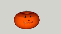 Calabaza de Halloween.