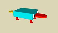 Perry the platipus Inaction figure