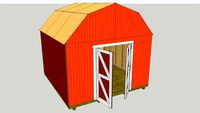Shed 12ft by 12ft with 4ft Loft