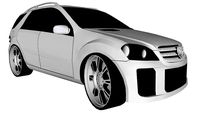 Modified Mercedes ML500