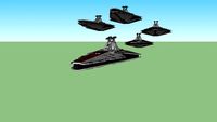 Large Fleet of Venator Class Republic Attack Cruisers.