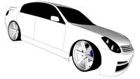 Modified Nissan Skyline V35