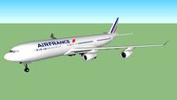 Air France Airbus A340-300 (realistic model)